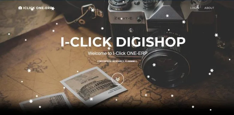 I-Click Digishop ERP/System website