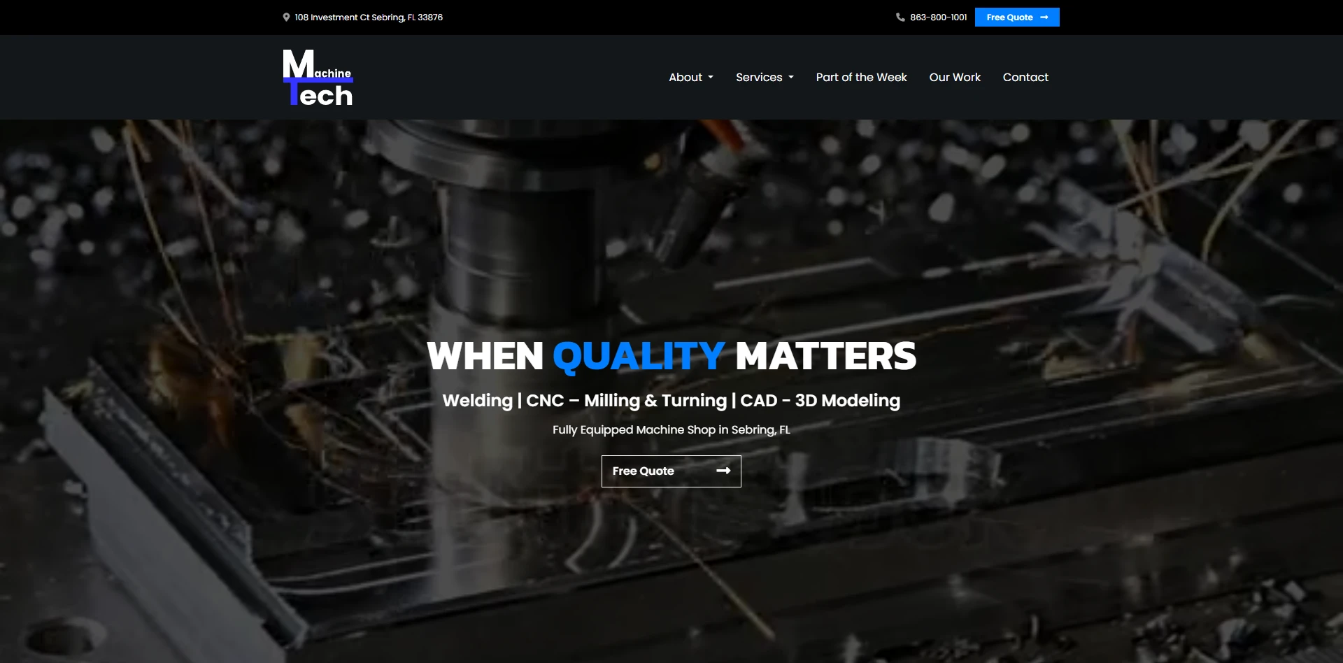 Machine Tech website