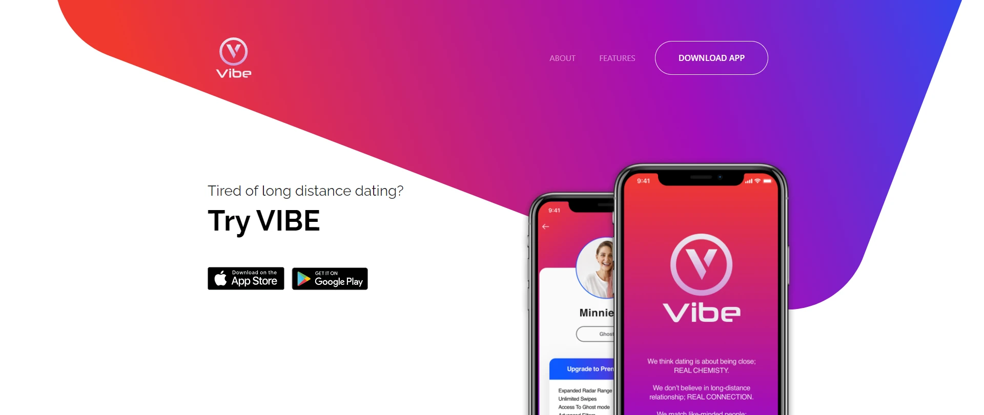 Vibe Dating website